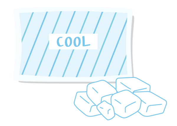 冷やしてあげてください